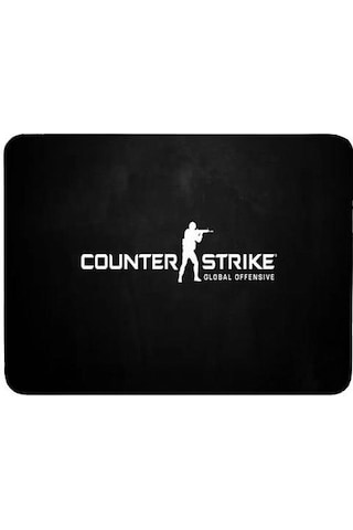 Appa Counter Strike Oyuncu Mouse Pad 32x24 Cm Kaymaz Dikişli Siyah