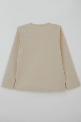 Breeze Erkek Çocuk Uzun Kollu Tişört Basic 4-8 Yaş , Bej