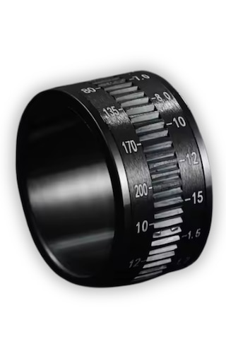 Omark Cotton Kamera Lens Hareketli Yüzük Siyah