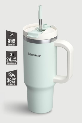 Stevig 2 Moods Tuck-in Tumbler Sızdırmaz Çelik Termos 900 Ml Sprout Green St-240 Su Yeşili