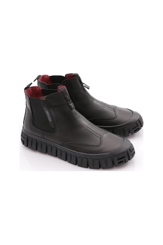Dgn 16197 Erkek Yani Lastikli Bot Siyah Benfica