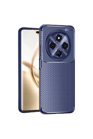 Spark 30 Kılıf Auto Focus Karbon Kapak - Lacivert Çok Renkli