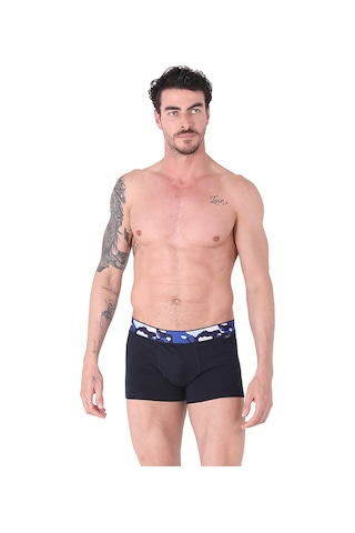 North Ice 2'li Kamuflaj Boxer Laci/haki Nı202110103 R109 Haki - Lacivert
