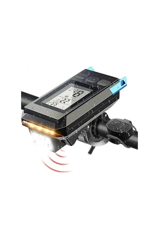 Forte Gt 6145 Bisiklet 450 Lümen Ön Işık Ve Km Saati Wıreless Kablosuz Mavi