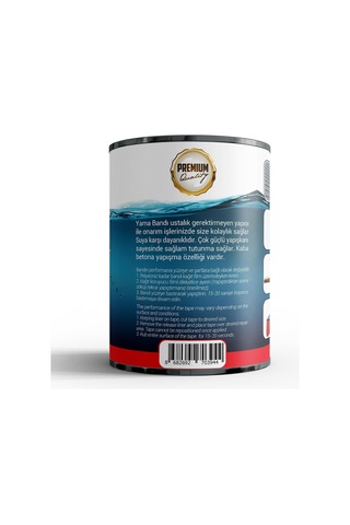 Boss Tape Suya Dayanıklı Depo Boru Hortum Yama Bandı 72Cmx1,2Mt