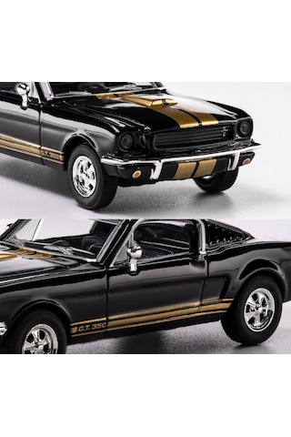 Majorette Collection Shelby Gt350 1965 Model Araç Siyah / Altın Model Araç