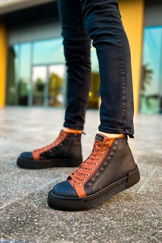 Chekich Ch167 Gst Blazer Erkek Bot Sıyah/taba Siyah - Taba