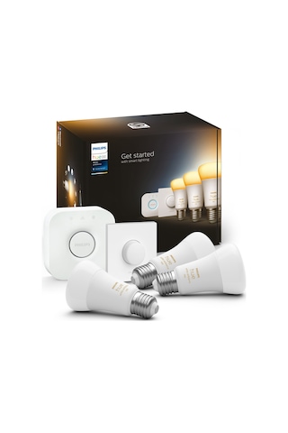 Philips HueWA 8-75W Beyaz Ambiyans Akıllı Başlangıç Seti 3'lü Akıllı Buttonlu E27