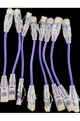 Oem Cat6a 10gıgabyte 50u 0.15cm 28awg Mor Patch Cord Kablo Oem Cat6a 10gıgabyte 50u 0.15cm 28awg Mor Patch Cord Kablo