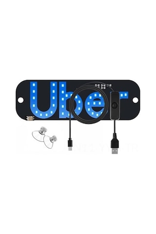 Geeksen Taksi/uber Araba Tetik Led Çatı Işıkları 5-12v Usb Bağlantılı Açma/kapatma Düğmeli Mavi