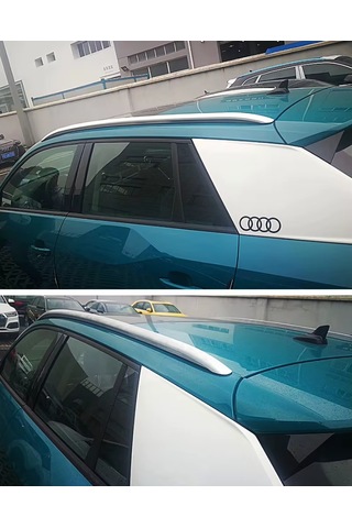 Audi Q2 2018 2022 Tavan Çıtası Oem Krom Silver