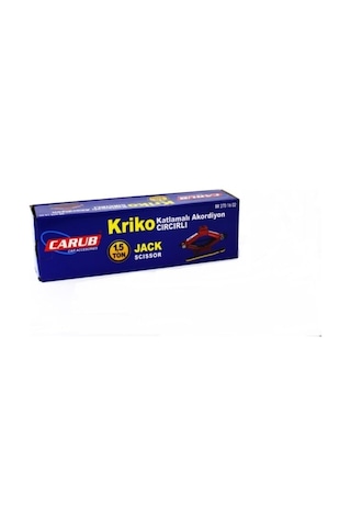 Carub Kriko Katlamalı Akordiyon Cırcırlı Kollu 1,5 Ton, Kırmızı