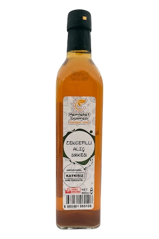 Vafi Sirke Serisi Zencefilli Alıç Sirkesi 500 Ml-5469