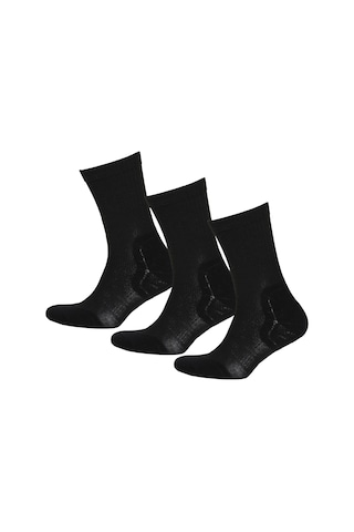 Thermoform Active Çorap Unisex 3'lü Paket Siyah Renkli