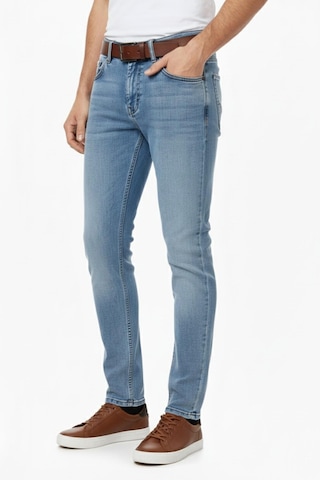 Erkek Silim Fit Jeans Model Pantolon 310 Bgl-st04976 Buz Mavi