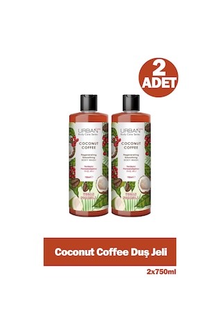 Urban Care Body Series Coconut Coffee Duş Jeli 750 Ml 2 Adet Hindistan Cevizi