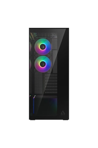 Arctıc Xtender Usb-c Temperli Cam Panel Dahili Argb Fanlar 420mm Sıvı Soğutma Destekli Kule Tipi Mat Siyah Bilgisayar Kasası