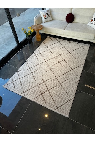 Still Halı Salon, Oturma, Yatak Odası Halısı 150x233 Desen Kodu 77229-070 Bej