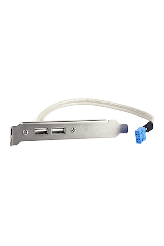 Alfais 5081 Anakart 9 Pin Pci Kasa İçi Usb 2 Port Kablosu Hub Çoklaycı