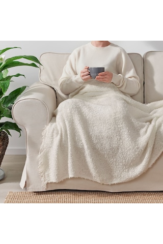 Ikea Sandbrodd Polar Koltuk Örtüsü Tek Kişilik 130 X 170 Cm Beyaz