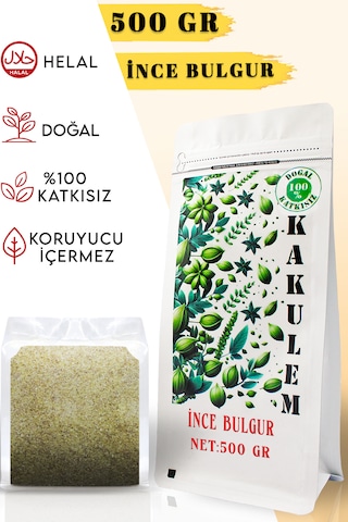 Kakulem Kısırlık İçli Köftelik İnce Bulgur 500 G