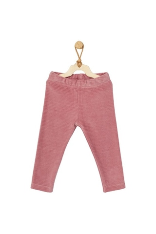 Albimini Andywawa AC22365RP Street Style Kadife Bebek Pantolon Dark Pink