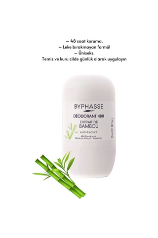 Byphasse Bamboo Extract 48H Kadın Roll-On Deodorant 50 ML