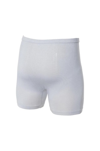 6 Adet Tutku Elit Erkek Bambu Elastanlı Boxer 1254 Beyaz
