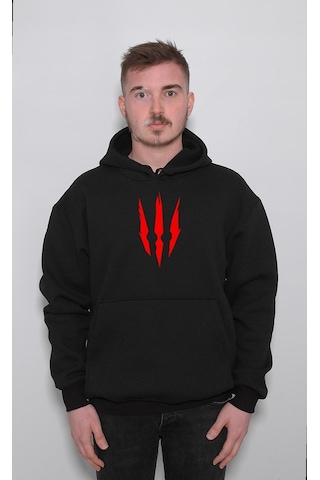 The Witcher 3 Wild Hunt Logo Sweatshirt Unisex Kapüşonlu Hoodie 001
