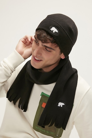 Bad Bear Badman Polar Atkı - Siyah