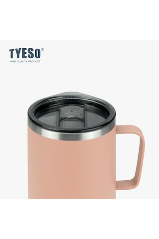 Tyeso Silviya Mug Vakumlu Paslanmaz Çift Duvarlı Termal Kapaklı 400ml Renkli