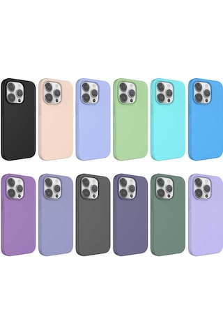 Apple Uyumlu iPhone 14 Pro Max Sıvı Teknolojili Silinebilir Sert Zore Kivi Kapak