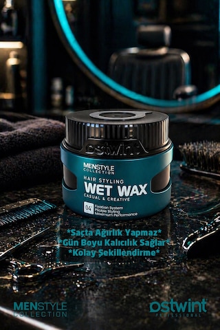 Ostwint Profesyonel Saç Şekillendirici Wet Wax No04 150 ML