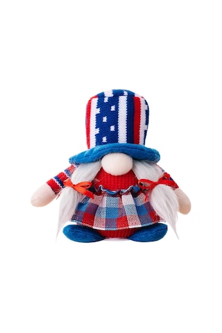 Bağımsızlık Günü Dekor Seti Vatansever Cüce Çok Renkli Yuvarlak E