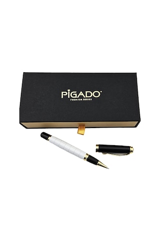 Pigado İsme Özel Kutulu Gold Detaylı Roller İmza Kalemi