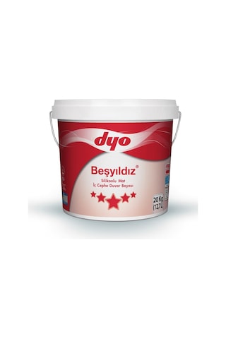 Dyo Beşyıldız Silikonlu Mat Iç Cephe Boyası 20 KG