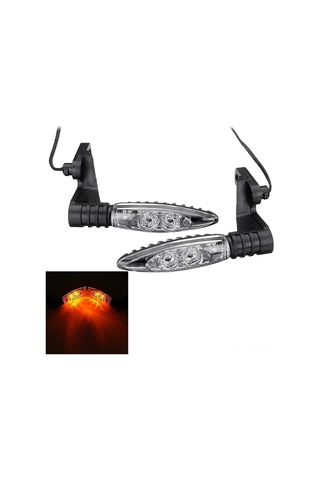 Yaozixa Bmw G310gs/r, F650/700/800 Gs, R1200gs/r Vb. Model İçin Arka Led Sinyal Lambası 63138522499 - Siyah Plastik,  Stili -