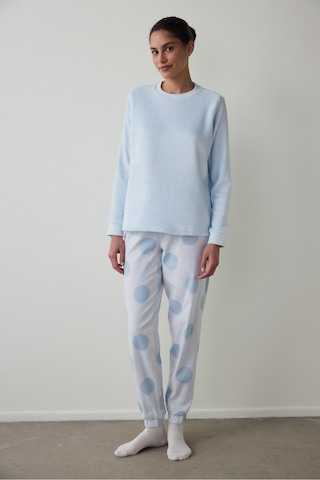 Penti Açık Mavi Magic Termal Etkili Sweatshirt Pijama Üstü