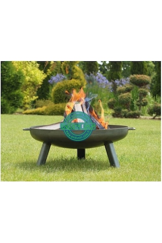 Endüstri Grup - Ø600 Mm Bahçe Ateş Çukuru Barbekü Mangal Izgara