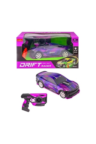 33637 Kumandalı Drift Atan Araba Duba Yedek Tekerli 4wd 12km/h R/c Işıklı Şarjlı 6+