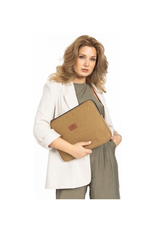 13 Ve 14 İnc Laptop Ve Apple Uyumlu MacBook Kılıf Kanvas Kumaş Kılıf