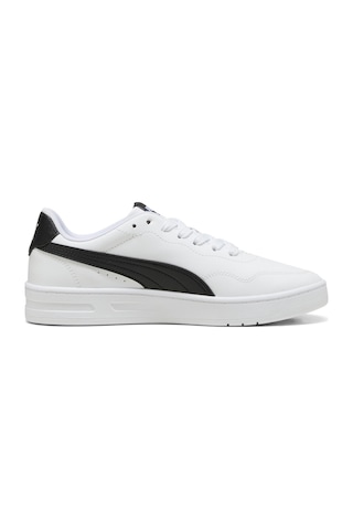 Puma Court Lally Beyaz Kadın Sneaker Beyaz-sıyah Beyaz - Siyah