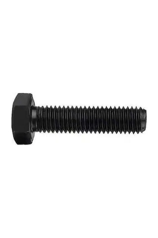 M22x40 Çelik Cıvata 8.8 Siyah Tam Paso 1 Adet