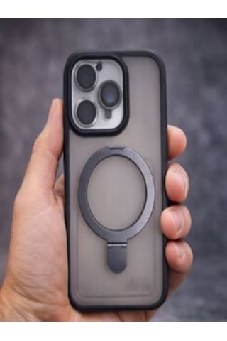 Mmc Trend Apple Uyumlu iPhone 16 Pro Max Lensli Telefon Kılıfı Siyah
