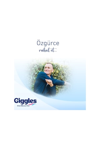 Giggles Yetişkin Erkek Mesane Pedi - L Beden - 1 Paket 20 Adet