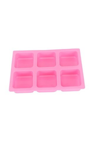 Shineyee Gıda Grubu Silikon Kalıp - 6 Hücreli Kare Ve Daire Şekli, Fırın Uyumlu, Çikolata/pasta/sabun Yapımı, -40 C/+230 C Isı Dayanıklı Diğer