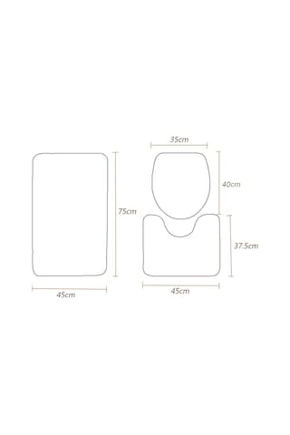 3 Adet/takım Tarzı Banyo Dekoru Kaymaz Zemin Matı Banyo Paspası + Kaide Halı + Kapaklı Tuvalet Kapağı Süslemeleri