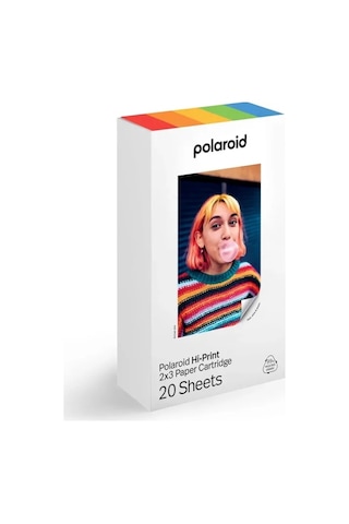 Polaroid Hi-print - Bluetooth Fotoğraf Yazıcısı Ve Kağıt İkili Paketi Beyaz Siyah