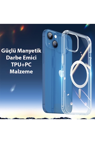Dux Ducis Clin Apple Uyumlu iPhone 14 Plus 6.7 Magsafe Manyetik Silikon Kilif 561073684