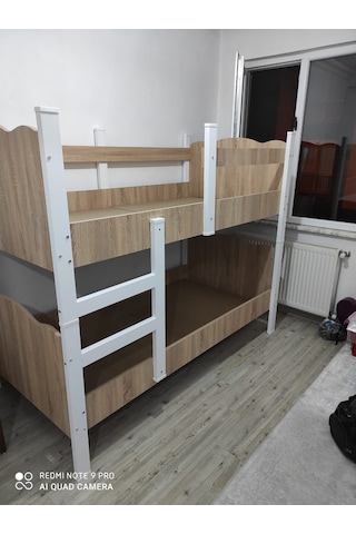 Afillibebek Ranza Ikili Ayrılabilen Mdf Profilli 90x190 Somon
